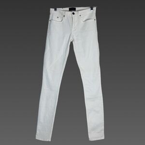 Theory Billy Construction Twill White Skinny Jeans | Women's 25‎